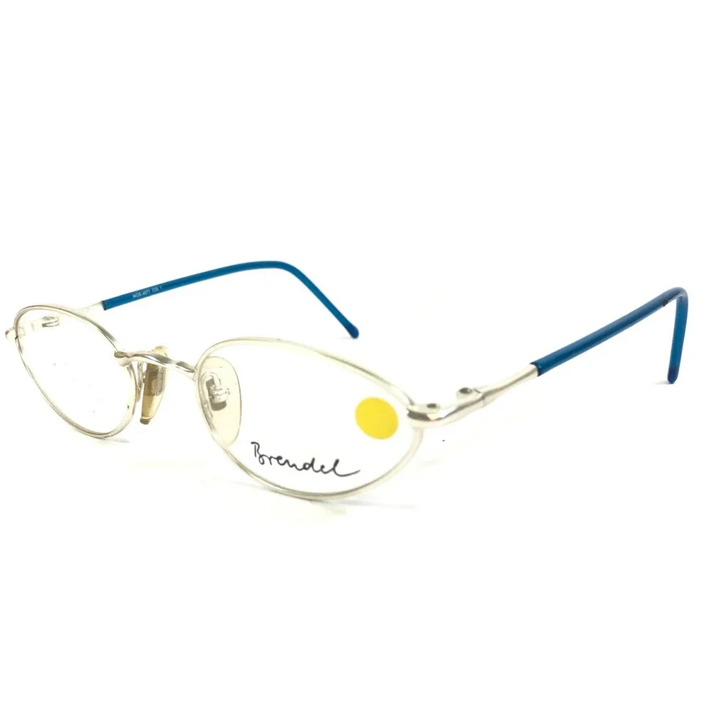 Brendel Eyeglasses Frames MOD.4577 COL.1 Blue Matte Silver Wire Rim 50-21-140